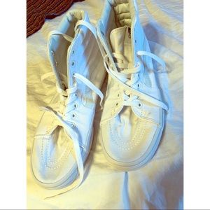 White high top vans